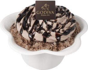 ゴディバ初「チョコレートかき氷」発売、ふわふわのチョコクリーム・チョコレートソース・チョコチップを使用