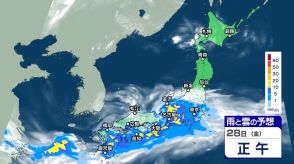 週末にかけて “梅雨前線 ” 活発化【雨と雲 シミュレーション】西日本を中心に警報級大雨のおそれも