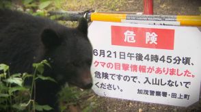 “クマ”の目撃情報で一時入山規制も…軽装で入山する人の姿「ばったり出会わなければ…」【新潟発】