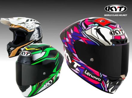 MotoGPでも御用達！ 高性能ヘルメット「KYT」主要3モデルが満を持して日本に上陸