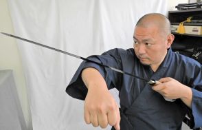 日本刀の魅力伝えたい　伝統の職人技継承誓う　池田憲人さん　東北唯一の専門店「武修堂」８月、郡山に