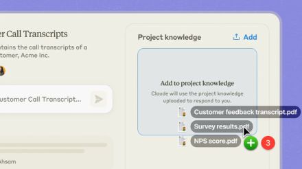 Anthropic、有料ユーザー向け「Projects」リリース