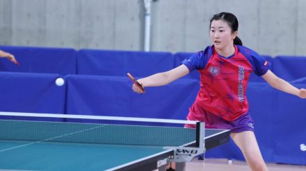 芦屋学園・西田留衣が3冠達成　男子シングルスは育英・谷本拓海が1位通過＜卓球・インターハイ兵庫県予選＞