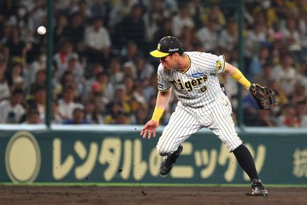 【阪神】佐藤輝明が今季初の三塁打　守備では〝痛いミス〟を反省