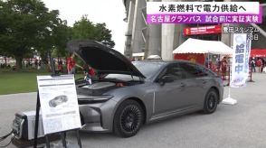 名古屋グランパスのホーム・豊田スタジアムで水素燃料電池自動車『MIRAI』等から電力を供給する実証実験