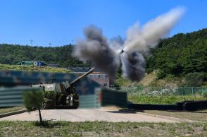 韓国軍、７年ぶりの西海射撃訓練再開…北朝鮮は再び汚物風船で対抗