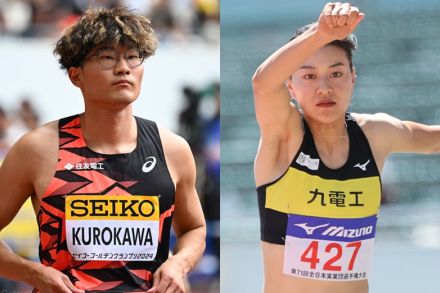 【陸上】男子400mH・黒川和樹、女子三段跳・髙島真織子が欠場 ともに右ハムストリングス肉離れ／日本選手権