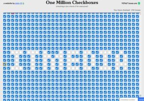 「100万個のチェックボックス」があるWebサイト登場　“他ユーザーとオン／オフ共有”でカオスな状況に