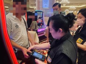 マカオ司法警察局が夜のカジノ施設内外で防犯パトロール実施…オーバーステイの中国人の男1人発見