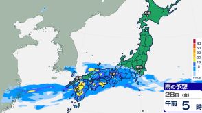 【大雨情報】九州で「線状降水帯」の可能性　中国・四国・近畿・東海・北陸「警報級の大雨」おそれ…全国の雨シミュレーションきょう・あす1時間ごと