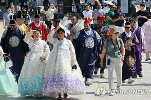 5月の訪韓外国人客142万人　コロナ禍前の95％まで回復