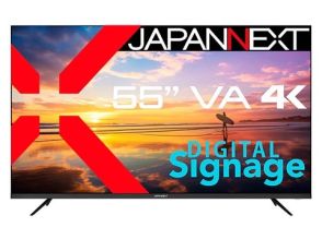 JAPANNEXT、7万円を切る4K対応の55型液晶ディスプレイ