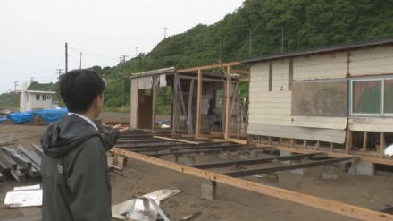 津波でゴミ漂着に海の家も流され…“海水浴場”急ピッチで修復！「なんとか開設できる」【新潟・上越市】