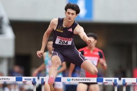 【陸上】今大会の五輪代表内定第1号は豊田兼！男子400mH47秒99！日本人3人目の47秒台／日本選手権