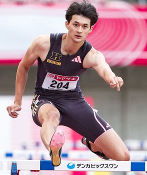 “二刀流”ハードラー豊田兼が４００Ｍ障害初優勝でパリ五輪内定！父の祖国フランスで初のシニア国際大会…陸上日本選手権