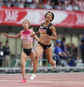 【陸上】君嶋愛梨沙　女子100メートル3連覇もパリ五輪遠のく「“ダメだったな”と」