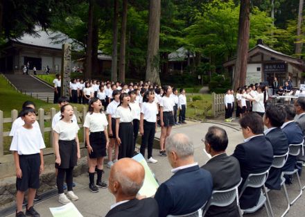 争いない世界を　29日、平泉世界遺産の日　中尊寺で平和の祈り