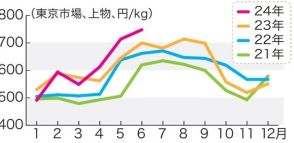 国産豚肉相場が過去最高に　豚熱や暑さで出荷頭数少なく