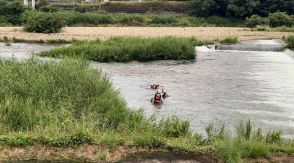 山口市の椹野川で水難事故