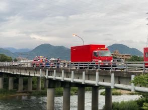 【速報】山口・椹野川で水難事故　1人心肺停止で病院へ搬送