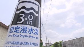 危険を見える化!浸水想定を電柱に　街自体が防災マップ　台風の被災経験を教訓にした二本松市の防災【福島発】