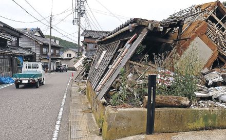 地区が総額１億円支援　志賀・富来領家町、地元離れ防げ　住まい再建１件１００万円