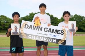 【陸上】サニブラウン主宰の「DAWN GAMES」東日本予選が開催！東京・大井で約400人が熱走、バドミントン・桃田賢斗のキッズプログラムも実施