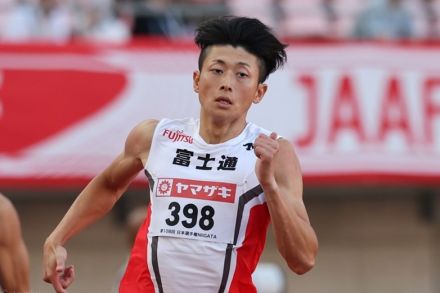 【陸上】男子400m日本記録保持者・佐藤拳太郎が欠場 コンデイション不良のため／日本選手権