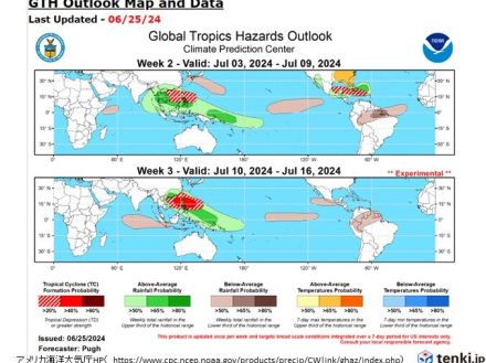 7月前半　台風発生しやすく　梅雨前線は北上　北陸など大雨に警戒　梅雨明けはいつ?