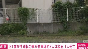 駐車場にバックで進入時に女性2人をはね1人死亡 81歳女を逮捕 茨城・ひたちなか市