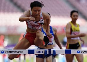 【陸上】田中佑美２着も世界ランキングでパリ五輪代表濃厚　女子100メートル障害