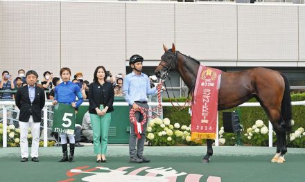 オフトレイル、セオリー破りの破天荒Vに鞍上の田辺「普通は考えられない」吉村師も驚き【ラジオNIKKEI賞】