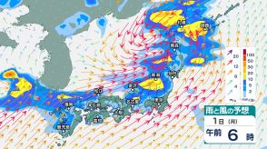 西日本～東日本は2日にかけて大雨に　2日までの48時間で300ミリ超の雨となる所も　その後も各地で雨続く見込み【今後の雨・風のシミュレーション】