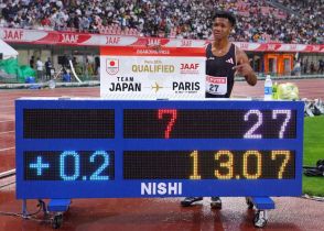 村竹ラシッドがパリ切符　男子１１０メートル障害初優勝「ここがゴールじゃない」　日本選手権／陸上