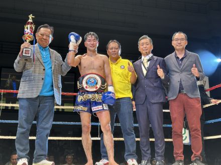 【ムエタイスーパーファイト】福田海斗がヒジの乱れ打ちで切り裂きTKOで世界王座獲得