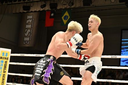 前王者・梅井泰成が約2年3カ月ぶりの勝利。「もう1回、門口チャンピオンに挑戦できるところまで駆け上がる」と宣言【RISE179】