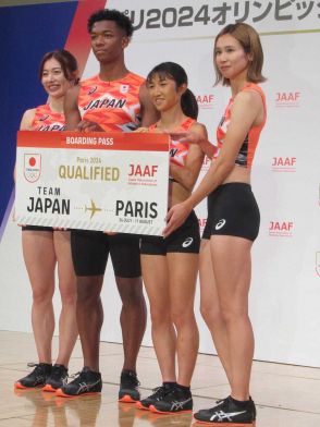 【陸上】パリ五輪日本代表ユニはゴルフボール1個程度の46グラム　田中希実「軽く走れると思う」