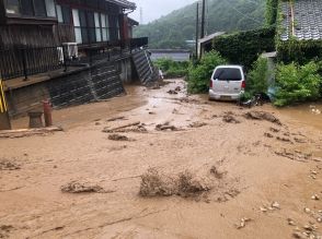 滋賀・米原で大雨による土砂崩れ　127世帯に「緊急安全確保」発令