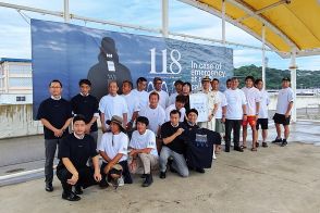 ドコモが江ノ島海岸の海開きで「118番」啓発イベントを開催