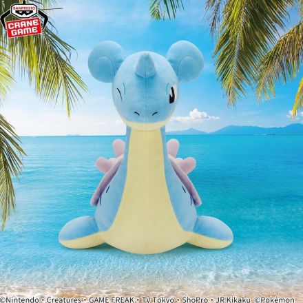 『ポケモン』ウインクするラプラスが可愛い…！ヒトデマンなど、夏にピッタリなみずタイプのもふもふぬいぐるみがプライズ景品に