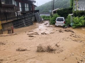 滋賀・米原で土砂崩れ、「緊急安全確保」発令　梅雨前線の影響