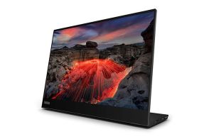 マルチタッチ対応の薄型軽量14型モバイルディスプレー「ThinkVision M14t Gen 2」