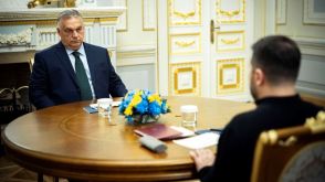 親ロ派のハンガリー首相がキーウ訪問、ゼレンスキー氏と会談