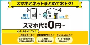 HISモバイル、「HIS光」の提供を開始