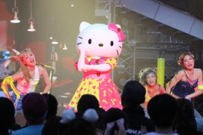 ハローキティがLE SSERAFIMをキレキレで踊る！ USJ×HYBE JAPAN「サマーダンスナイト」を撮り下ろしで紹介