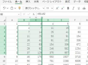 Web版「Excel」のグリッド操作が近代化 ～行・列のサイズ調整や挿入、並び替えが簡単に
