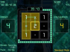 一筆書き計算パズルゲーム『EQUALINE』がSteamにて25%オフのセール中。数字と記号を繋げてターゲットの数字を目指す、シンプルだけどやめられないハイスピード脳トレゲーム