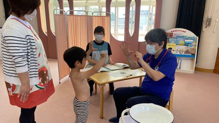 5歳児健診でモデル事業　就学前の発達を確認（岩手・大船渡市）