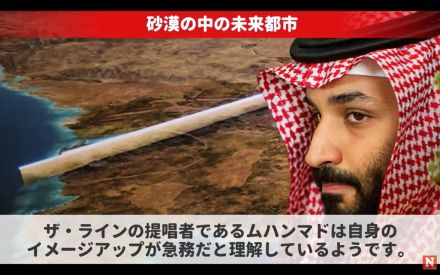 エコシティーで監視社会？　サウジ皇太子が進める直線型都市「ザ・ライン」計画とは【アニメで解説】