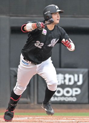 【ロッテ】佐藤都志也、弾丸ライナーで今季２号先制３ラン…プロ初勝利を期す田中晴を援護